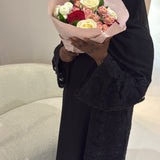 FLORAL SET NOIR