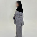 SET AYAN GRIS FONCÉ