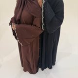 ABAYA PERLÉE NOIR