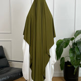 MAXI KHIMAR JERSEY PREMIUM - VERT OLIVE