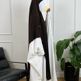 MAXI KHIMAR JERSEY PREMIUM - CHOCOLAT