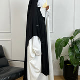 MAXI KHIMAR JERSEY PREMIUM - NOIR