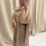 FLORAL SET BEIGE