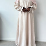 LINEN DRESS - ÉCRU