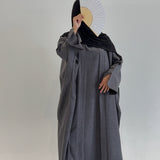 ENSEMBLE DIYAH GRIS FONCÉ