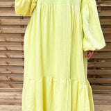 ROBE LĀALA - JAUNE