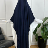 MAXI KHIMAR JERSEY PREMIUM - BLEU NUIT