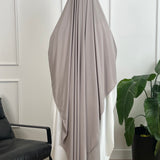 MAXI KHIMAR JERSEY PREMIUM - GRÈGE