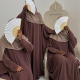 ABAYA NISSA - TAUPE ROSÉ