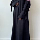 LINEN DRESS - NOIR