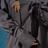 LINEN DRESS - NOIR