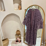 FLORAL SET MAUVE