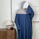 ABAYA DIYAH BLEU FONCÉ
