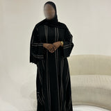 ABAYA HADJA NOIR