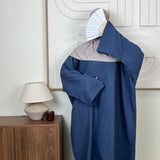 ABAYA DIYAH BLEU FONCÉ