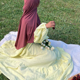 ROBE LĀALA - JAUNE