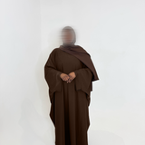 ABAYA SAOUDIENNE CHOCOLAT