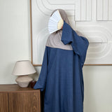 ABAYA DIYAH BLEU FONCÉ