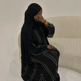 ABAYA HADJA NOIR