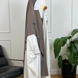 MAXI KHIMAR JERSEY PREMIUM - TAUPE