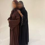 ABAYA PERLÉE NOIR