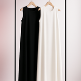 ABAYA SANS MANCHE NOIR