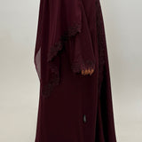 LACE DRESS - BORDEAUX - PRÉCOMMANDE