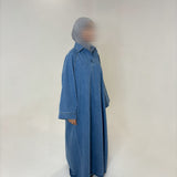 ROBE EN JEAN BLEU CLAIR