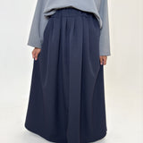 JUPE OVERSIZE BLEU NUIT