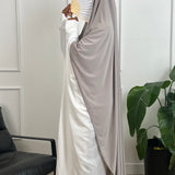 MAXI KHIMAR JERSEY PREMIUM - GRÈGE