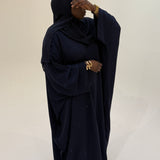 ABAYA STRASS BLEU NUIT