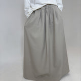 JUPE OVERSIZE ÉCRU
