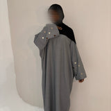 ABAYA SYRA GRIS CLAIR