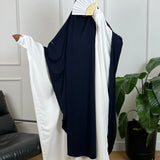 MAXI KHIMAR JERSEY PREMIUM - BLEU NUIT