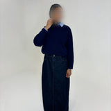 JUPE EN JEAN BLEU FONCÉ