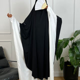 MAXI KHIMAR JERSEY PREMIUM - NOIR
