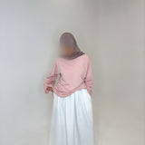 JUPE OVERSIZE BLANC