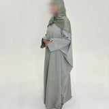 ENSEMBLE EN LIN GRIS IVOIRE