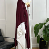 MAXI KHIMAR JERSEY PREMIUM - BORDEAUX