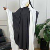 MAXI KHIMAR JERSEY PREMIUM - GRIS FONCÉ