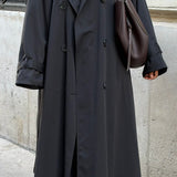 LE TRENCH-COAT  - NOIR - PRÉCOMMANDE