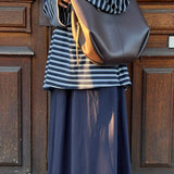 LA JUPE ESSENTIAL - BLEU NUIT